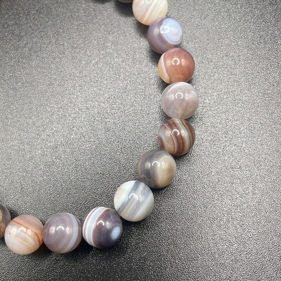 Botswana Agate bracelet - Picture 3 of 4